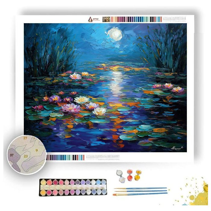 LILYMOON POND - Paint by Numbers Full Kit