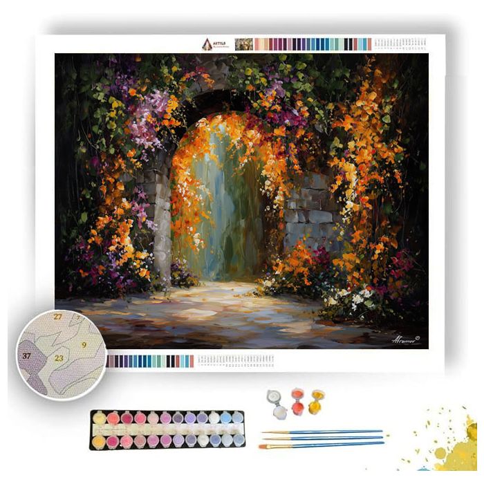 CRYSTAL VINE ARCH - Paint by Numbers Full Kit