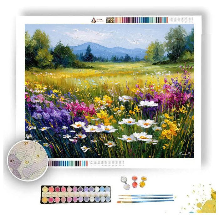 BLOOMHAVEN MEADOW - Paint by Numbers Full Kit