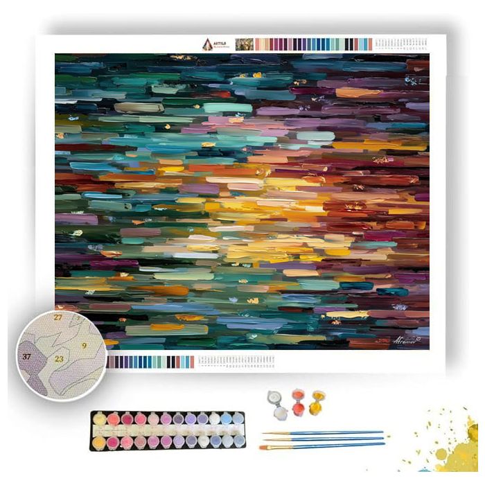 LAYERED SILENCE - Paint by Numbers Full Kit