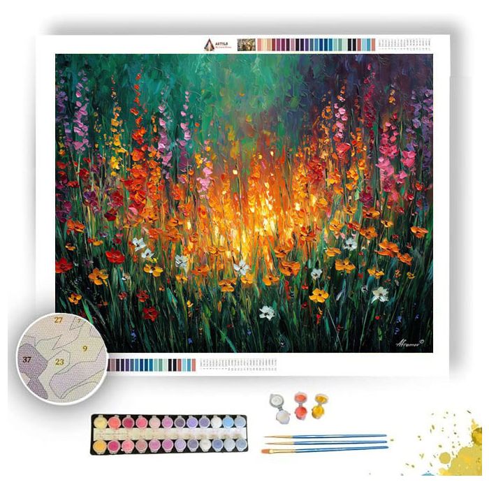 EMBERBLOOM MEADOW - Paint by Numbers Full Kit