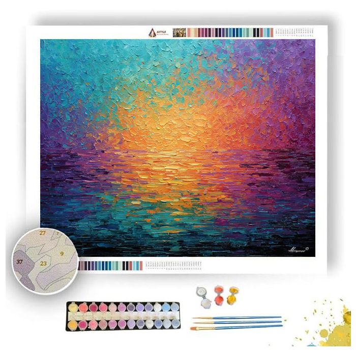 TEXTURED STILLNESS - Paint by Numbers Full Kit