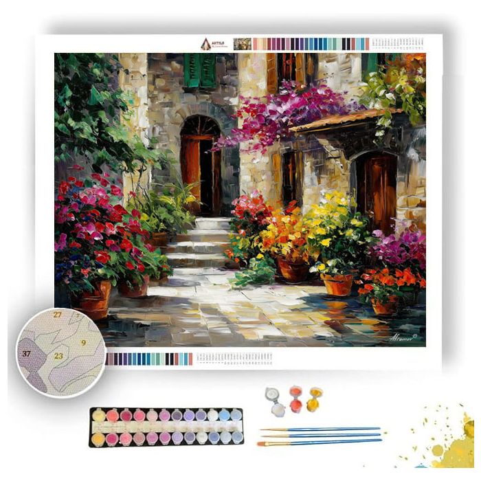 PETALSTONE TERRACE - Paint by Numbers Full Kit