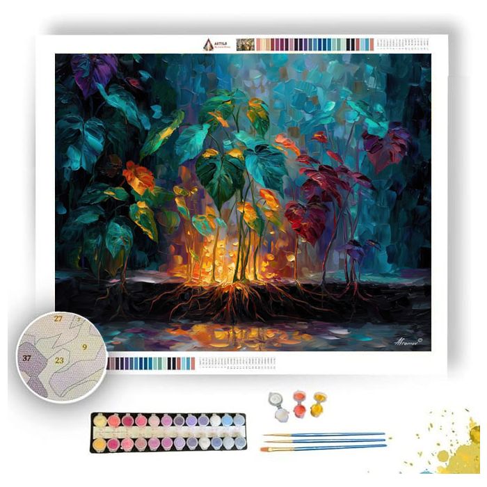 ROOTLIGHT GARDEN - Paint by Numbers Full Kit