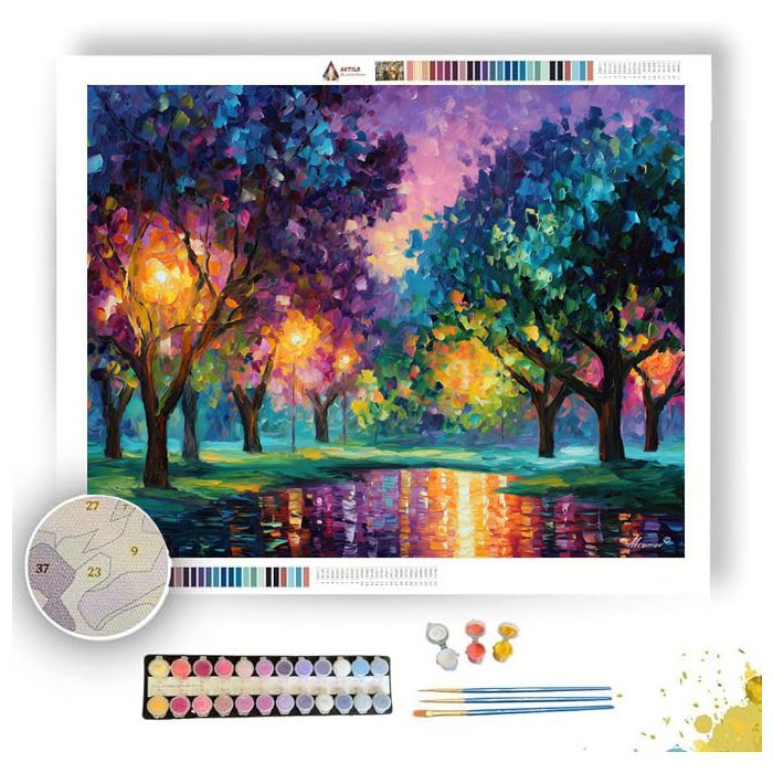 TWILIGHT ORCHARD - Paint by Numbers Full Kit