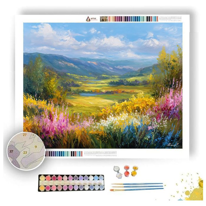 LUMEN BLOOM VALLEY - Paint by Numbers Full Kit