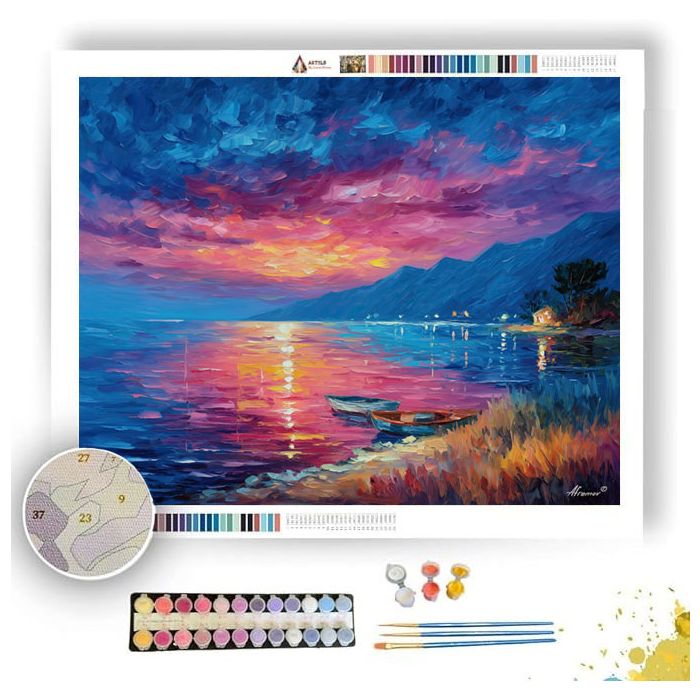 DREAMSHORE EVENING - Paint by Numbers Full Kit