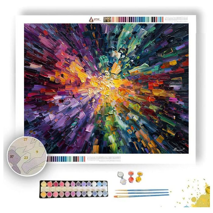 WEIGHT OF THOUGHT - Paint by Numbers Full Kit