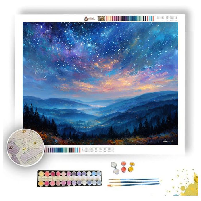 MISTED STAR VALLEY - Paint by Numbers Full Kit