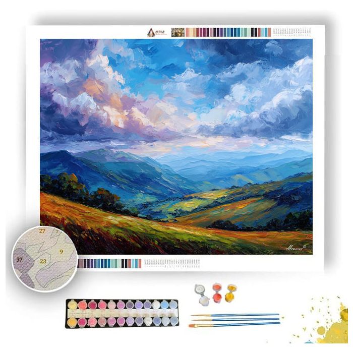 CLOUDSONG RIDGE - Paint by Numbers Full Kit