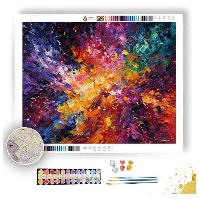 CONTAINED CHAOS - Paint by Numbers Full Kit