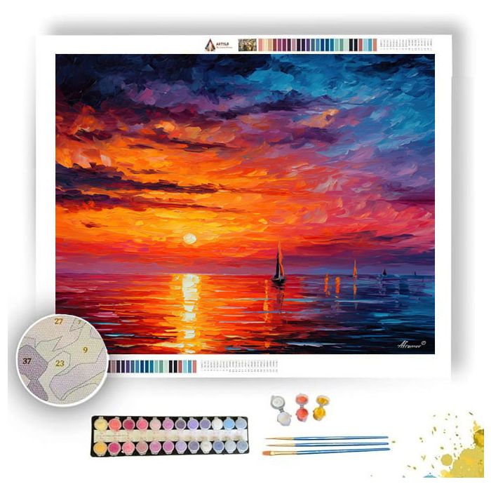 EMBERGLOW HORIZON - Paint by Numbers Full Kit