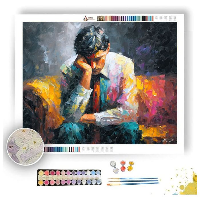UNSPOKEN THOUGHT - Paint by Numbers Full Kit