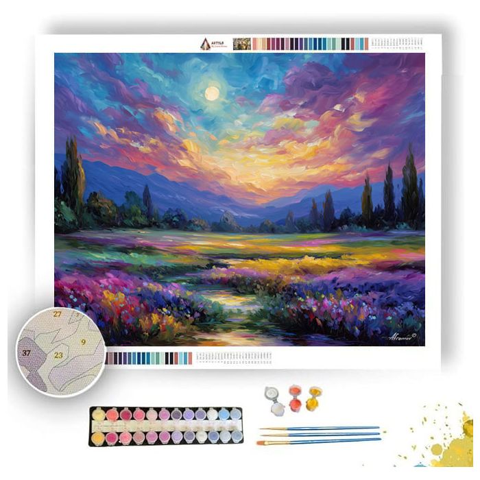 WHISPERLIGHT FIELDS - Paint by Numbers Full Kit