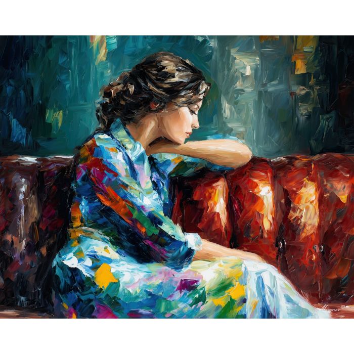 dissociation,emotional distance,oil painting