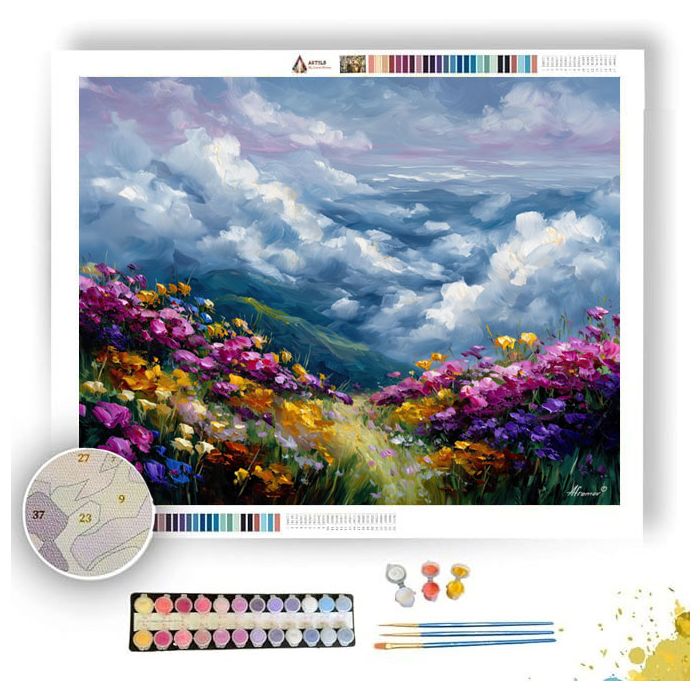 CLOUDPETAL RIDGE - Paint by Numbers Full Kit