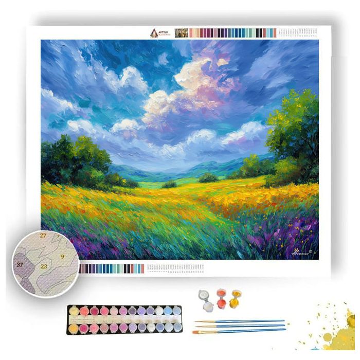 CLOUDSONG MEADOW - Paint by Numbers Full Kit