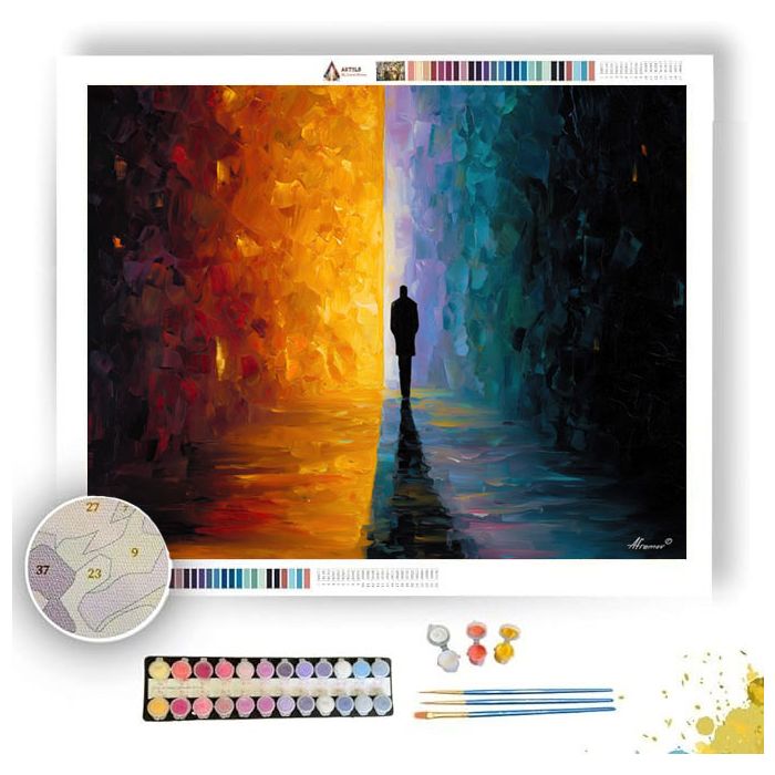 DIVIDED STILLNESS - Paint by Numbers Full Kit