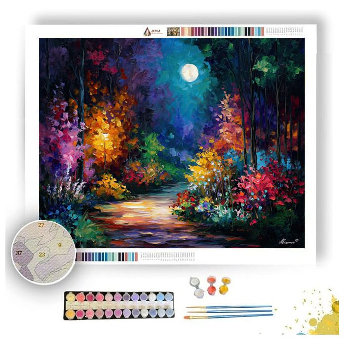 MOONPATH GARDENS - Paint by Numbers Full Kit