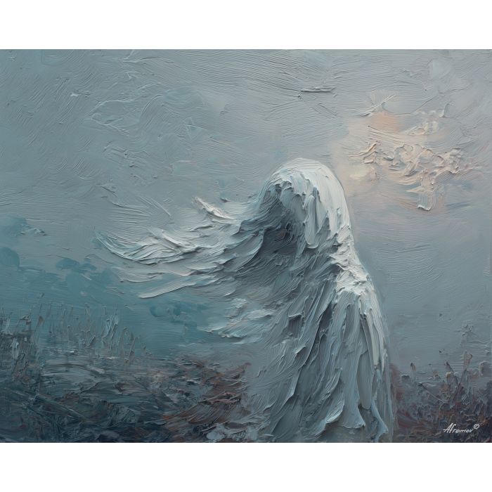veiled, breath, memory, palette knife, oil painting, impasto, textured paint, layered pigment, scraped surface, thick strokes, expressive texture, hand painted, fine art, material depth, visual rhythm, atmospheric, color control, painterly surface