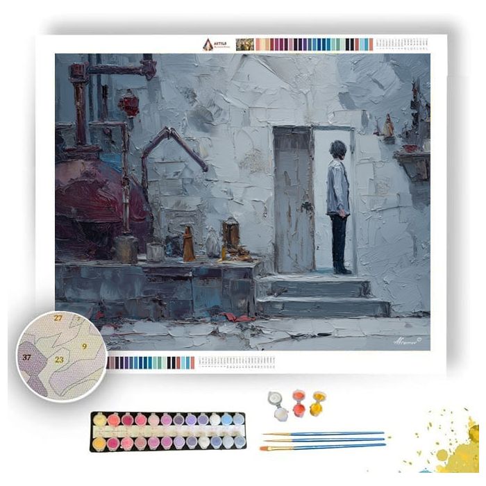 AWKWARD IDEA - Paint by Numbers Full Kit