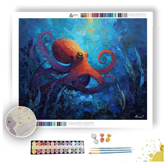 CURIOUS DEPTH - Paint by Numbers Full Kit