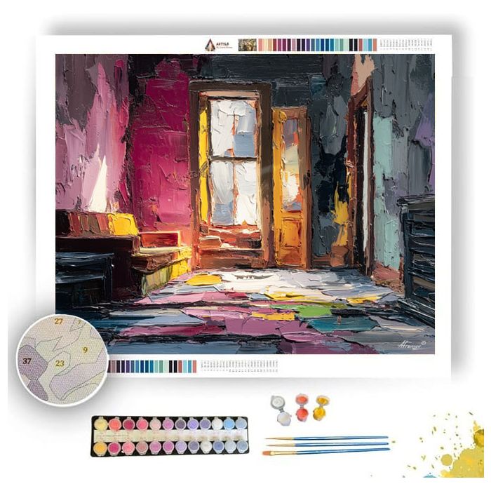 SKEWED ROOM - Paint by Numbers Full Kit