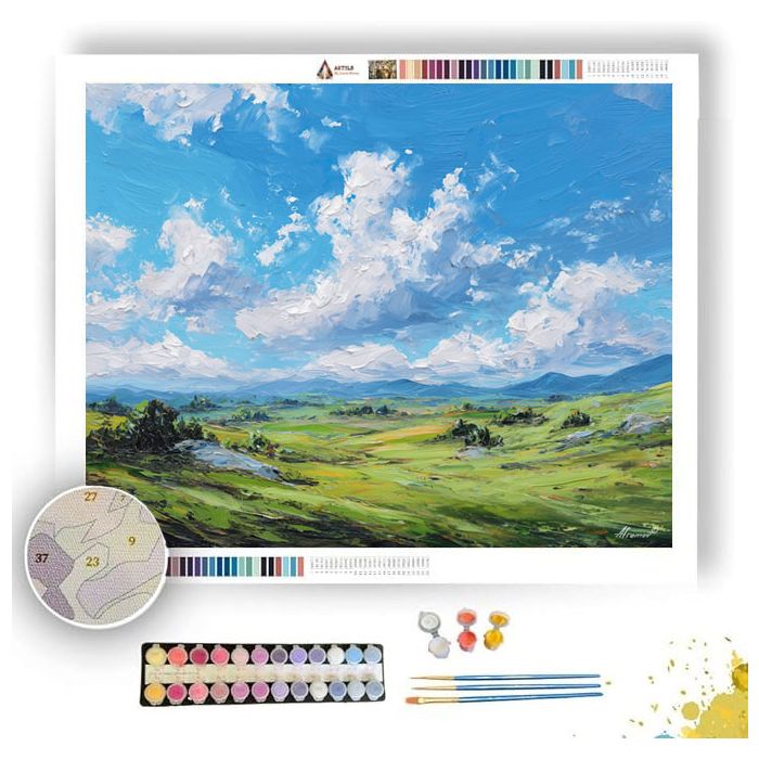 WIDE VIEW - Paint by Numbers Full Kit