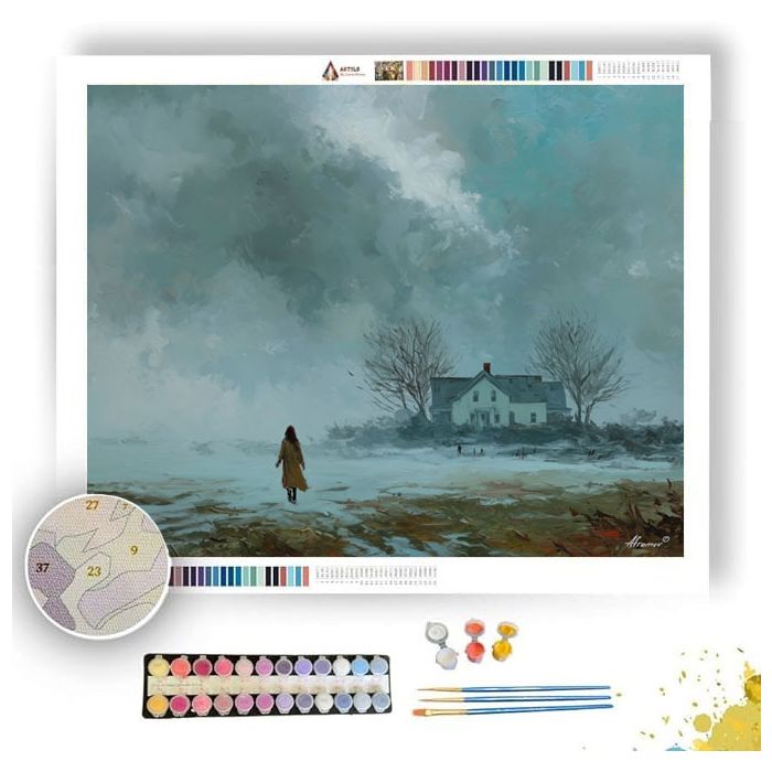 LINGERING OUTLINE - Paint by Numbers Full Kit