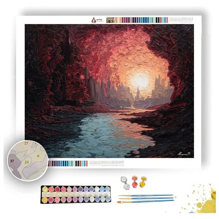 WARPED ECHO - Paint by Numbers Full Kit