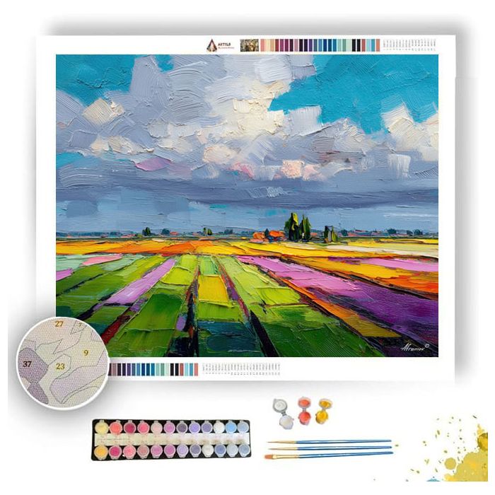 TILTED FIELD - Paint by Numbers Full Kit