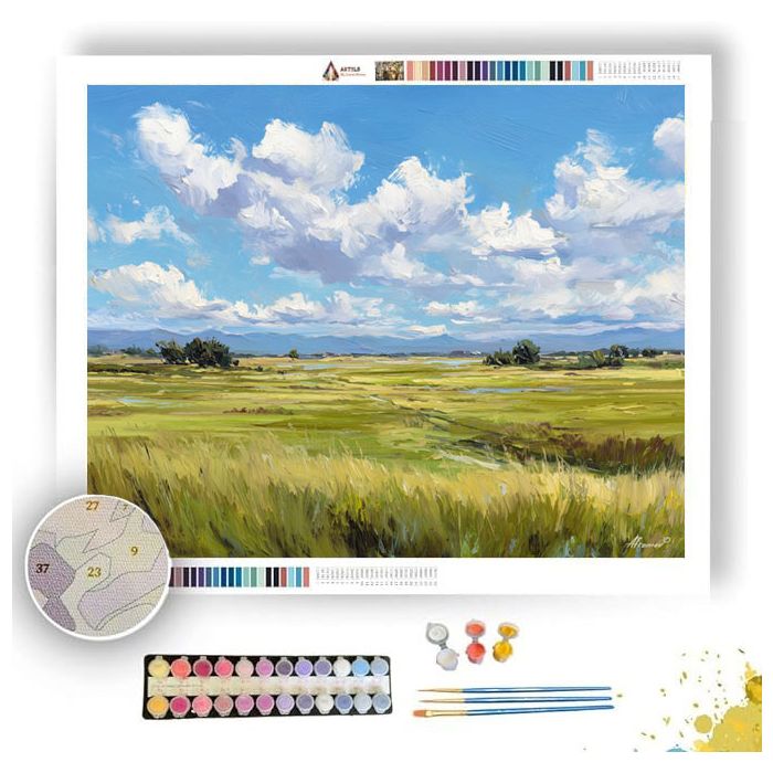WIDE FIELD - Paint by Numbers Full Kit