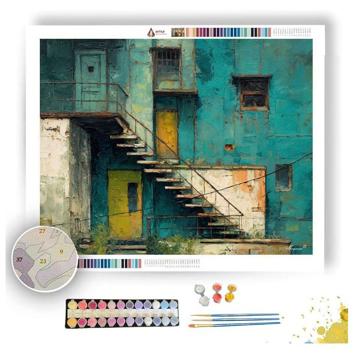 LAYERED PLANE - Paint by Numbers Full Kit