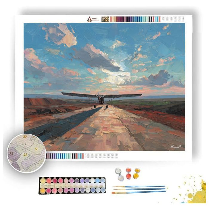 BENT PLANE - Paint by Numbers Full Kit