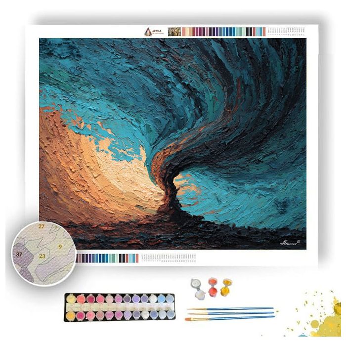 TWISTED PRESENCE FORM - Paint by Numbers Full Kit