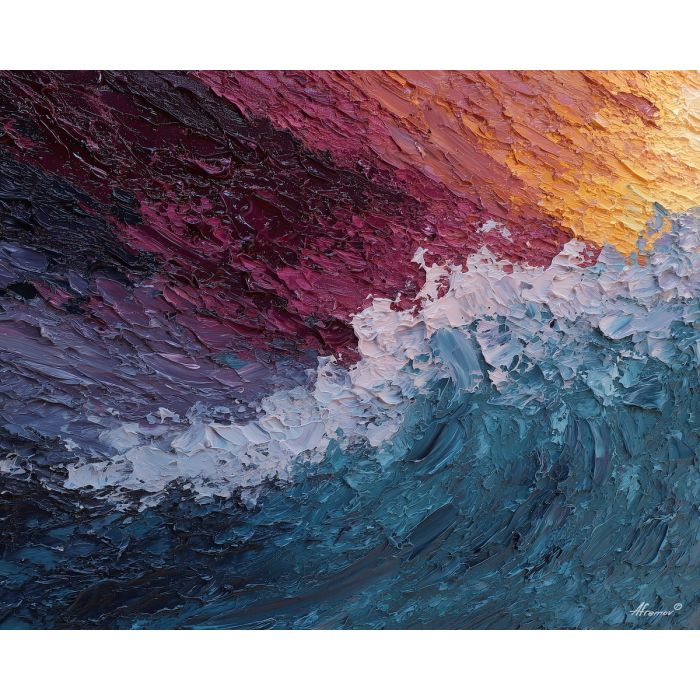 warped, moment, palette knife, oil painting, impasto, textured paint, layered pigment, scraped surface, thick strokes, expressive texture, hand painted, fine art, material depth, visual rhythm, atmospheric, color control, painterly surface