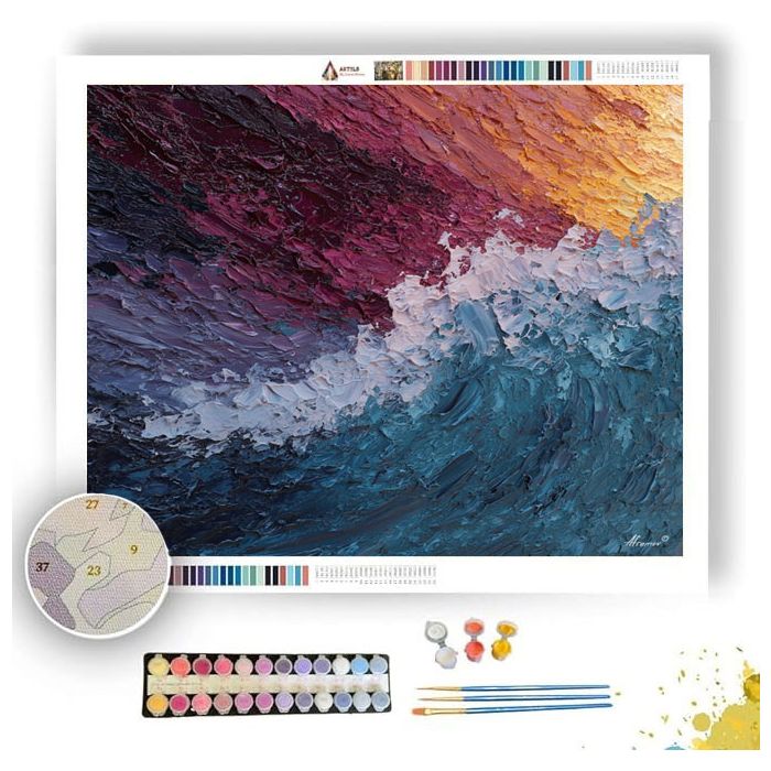 WARPED MOMENT - Paint by Numbers Full Kit
