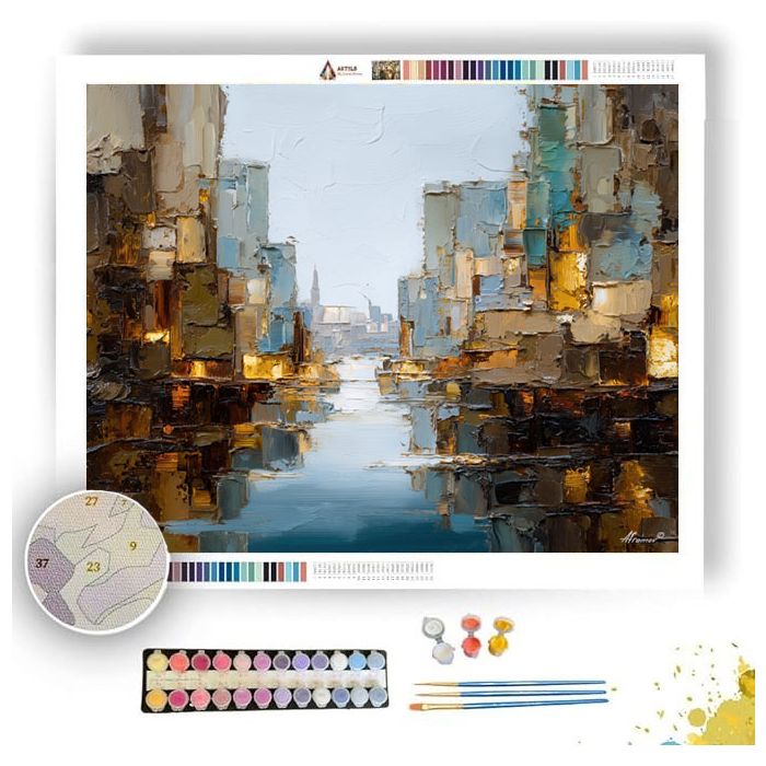 SHIFTED FOCUS FRAME - Paint by Numbers Full Kit