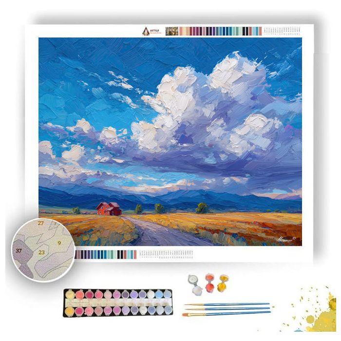 SHIFTED PLANE - Paint by Numbers Full Kit