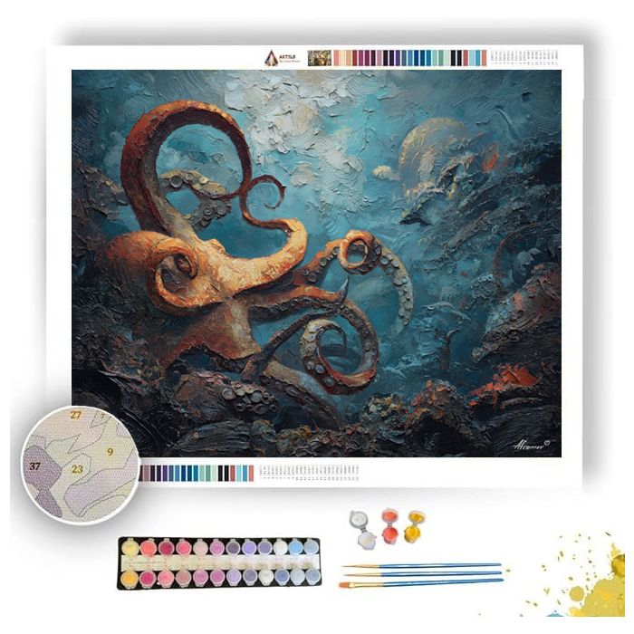 ANCIENT BODY TANGLE - Paint by Numbers Full Kit
