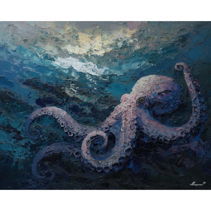 curious, current, arms, palette knife, oil painting, impasto, textured paint, layered pigment, scraped surface, thick strokes, expressive texture, hand painted, fine art, material depth, visual rhythm, atmospheric, color control, painterly surface