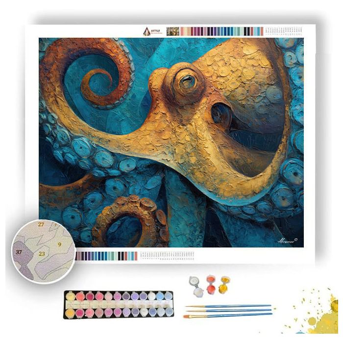 CURIOUS ARMS REACH - Paint by Numbers Full Kit