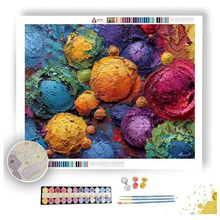 PLAYFUL PRESENCE - Paint by Numbers Full Kit