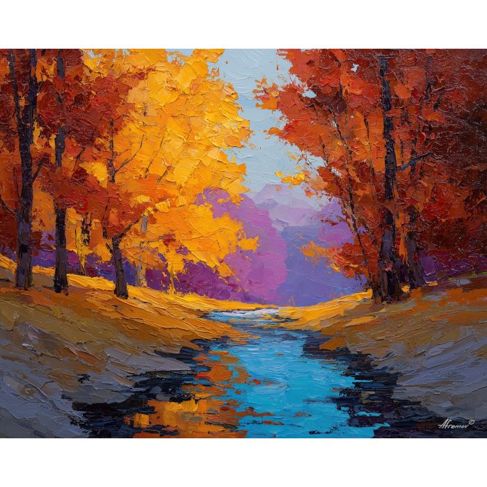 falling, horizon, palette knife, oil painting, impasto, textured paint, layered pigment, scraped surface, thick strokes, expressive texture, hand painted, fine art, material depth, visual rhythm, atmospheric, color control, painterly surface