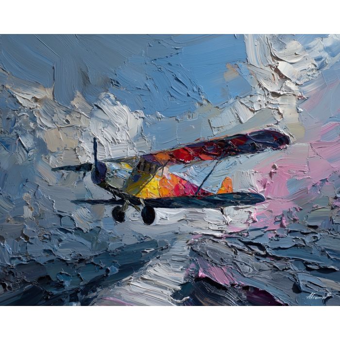 split, plane, palette knife, oil painting, impasto, textured paint, layered pigment, scraped surface, thick strokes, expressive texture, hand painted, fine art, material depth, visual rhythm, atmospheric, color control, painterly surface