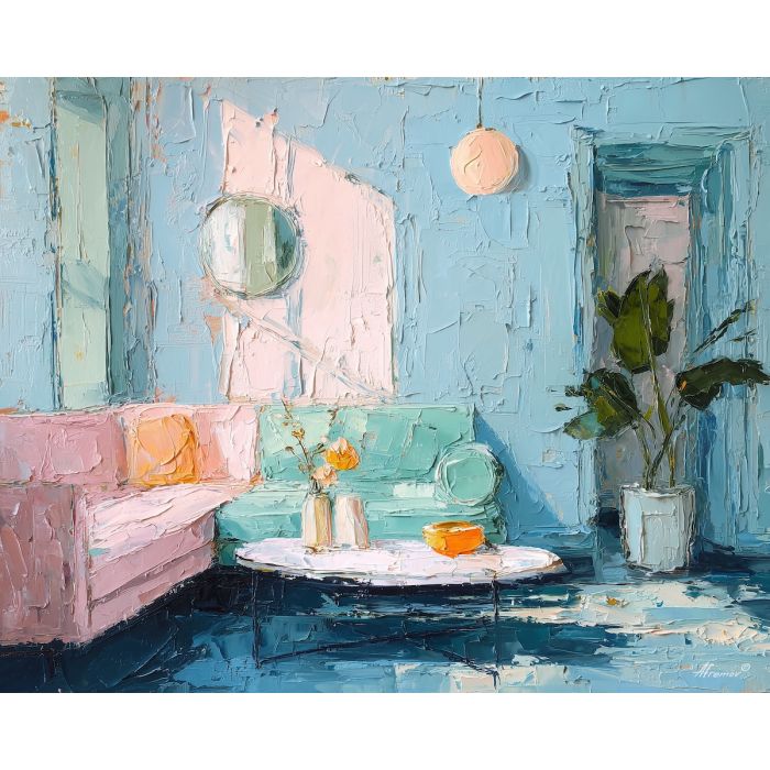 measured, suspended, palette knife, oil painting, impasto, thick paint, layered pigment, scraped texture, hand painted, fine art, expressive surface, material depth, painterly, atmospheric, visual rhythm, textured painting, studio art