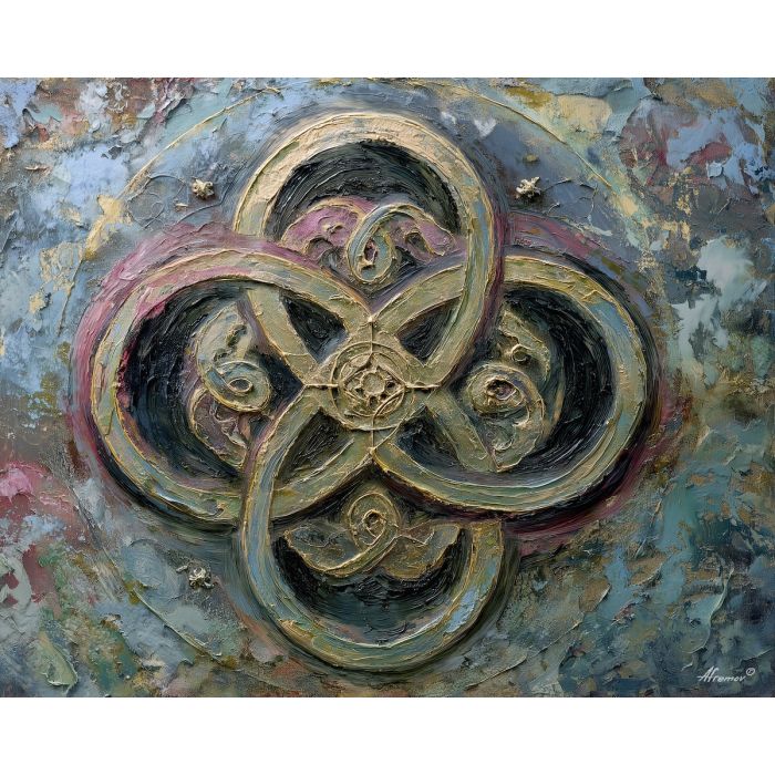 blooming, measured, palette knife, oil painting, impasto, thick paint, layered pigment, scraped texture, hand painted, fine art, expressive surface, material depth, painterly, atmospheric, visual rhythm, textured painting, studio art