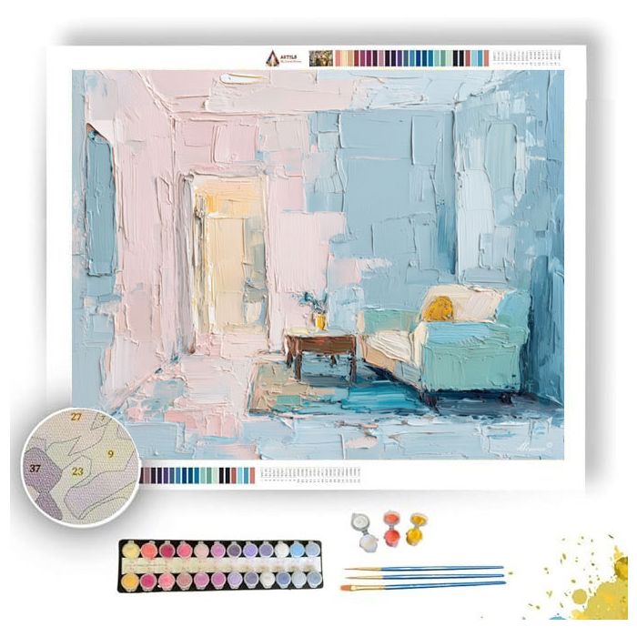 SUBTLE ECHOING - Paint by Numbers Full Kit