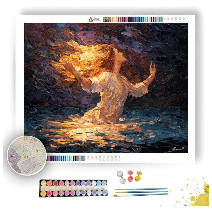GLOWING OPEN - Paint by Numbers Full Kit