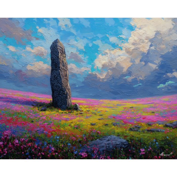 blooming, passing, palette knife, oil painting, impasto, thick paint, layered pigment, scraped texture, hand painted, fine art, expressive surface, material depth, painterly, atmospheric, visual rhythm, textured painting, studio art